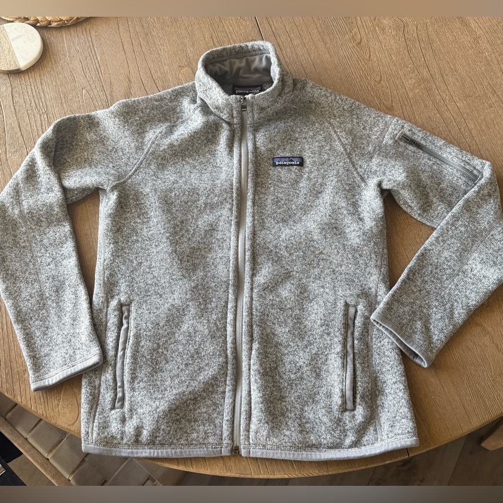 Patagonia Women's Gray Better Sweater Zip Up Jacket size S